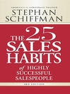The 25 Sales Habits of Highly Successful Salespeople (eBook)